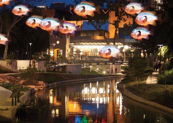 Christmas Lights on the Museum Reach